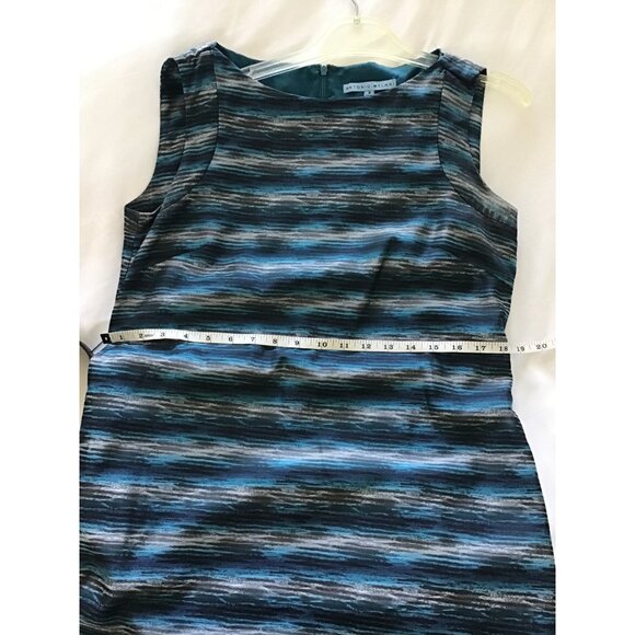 ANTONIO MELANI-WOMENS MULTI COLOR JACQUARD KNEE LENGHT BACK ZIPUP CLOSURE SIZE 8 - Picture 5 of 5